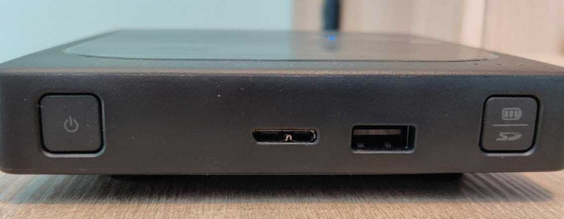 The usb ports on a Wd My Passport Wireless Pro