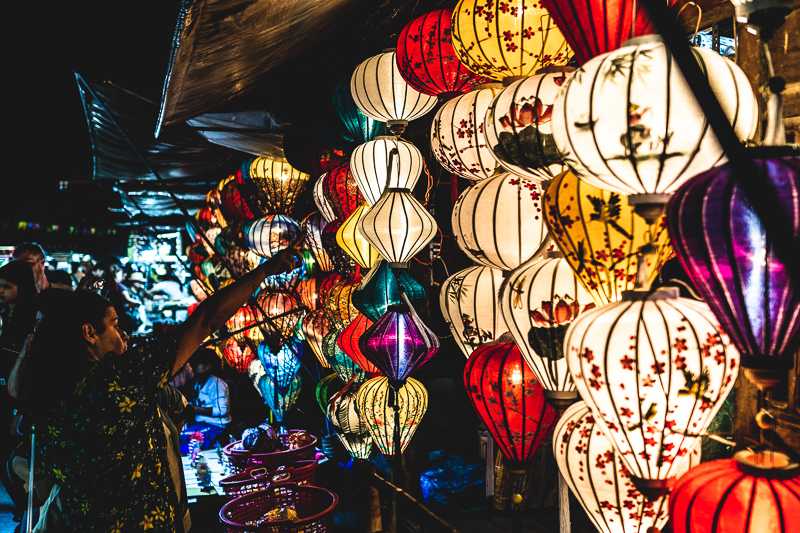 Lantern shop in Hoi An, Vietnam
